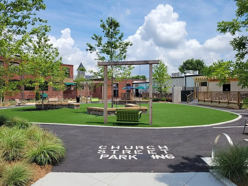 Church Street Park in Marietta, GA by John Phelan