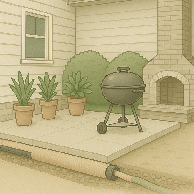 Hardscapes and landscaping