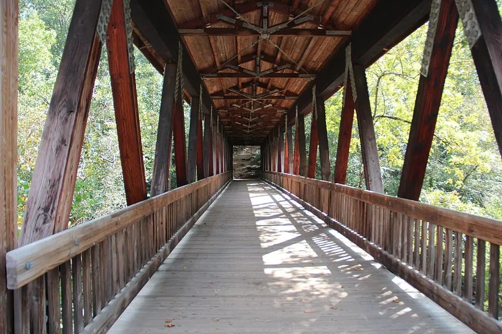 Roswell Mill covered bridge by Thomson200