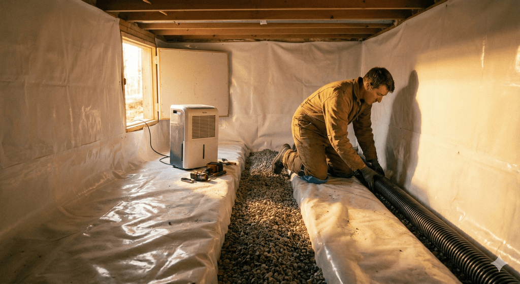 Crawl Space Drainage